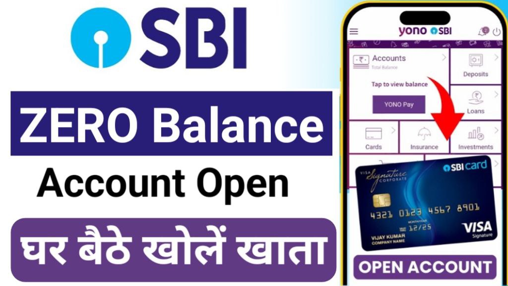 SBI Zero Balance Account Opening Online