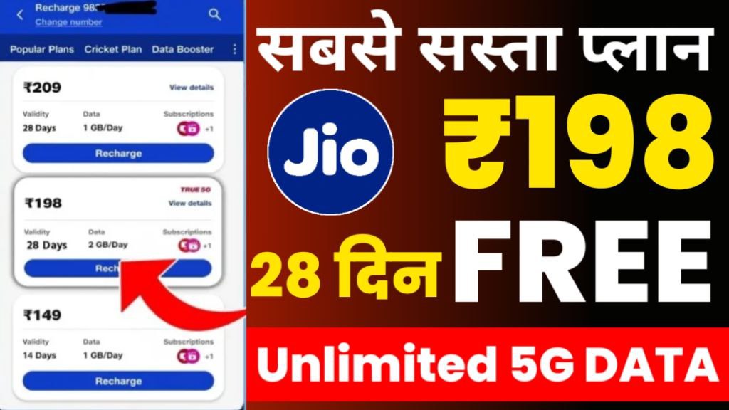 JIO 28 Days Recharge