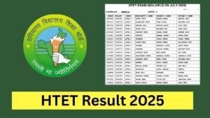 HTET Result