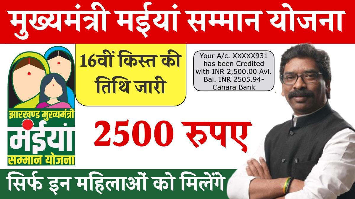 Maiya Samman Yojana 16th Installment